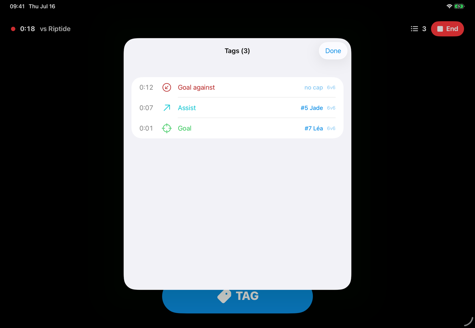 The Moments list for fixing what you tagged